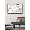 Trends International Pokémon: Pikachu Lifestyle - Map Framed Wall Poster Prints - 2 of 4