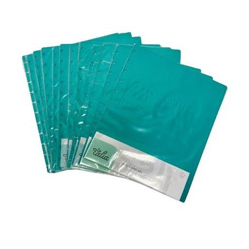 Talia Plastic Discbound Discs and Covers (Celestial Turquoise 12pk (no discs), Letter Set) - image 1 of 2