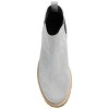 Journee Signature Womens Genuine Leather Bristol Round Toe Block Heel Chelsea Booties - 4 of 4