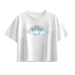 Girls' - Peanuts - Olaf Kawaii Short Sleeve Boxy Graphic T-Shirt - 1 of 4