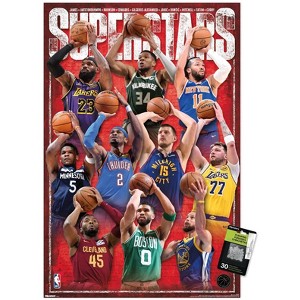 Trends International NBA League - Superstars 25 Unframed Wall Poster Prints - 1 of 4