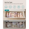 Set of 12 Foldable Fabric Drawer Organizers, 3-Size Storage Bins for Socks Underwear Accessories - 3 of 4