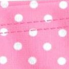 pink w- white polka dot