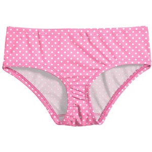 City Threads USA-Made UPF 50+ Printed Girls Swim Briefs - 1 of 4