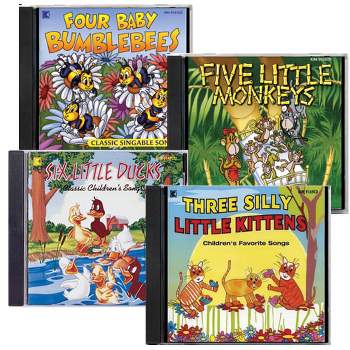 Kaplan Early Learning Sing Along Classics CD Collection of Children's Favorite Songs - Set of 4