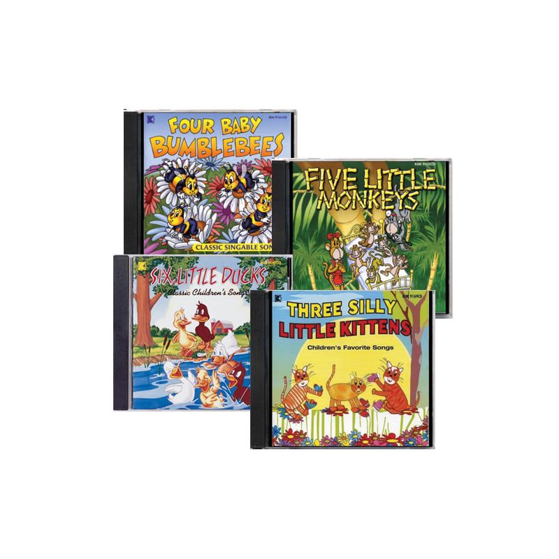 Kaplan Early Learning Sing Along Classics CD Collection of Children's Favorite Songs - Set of 4, 1 of 2