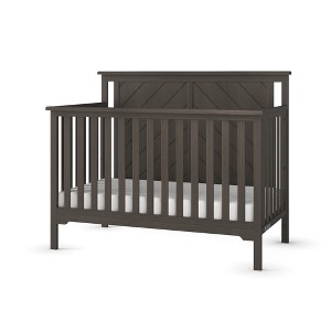 Child Craft Hampton Flat Top 4-in-1 Convertible Crib, Converts to Day Bed, Toddler Bed and Full Size Bed, 3 Mattress Positions, Baby Safe Finish - 1 of 4