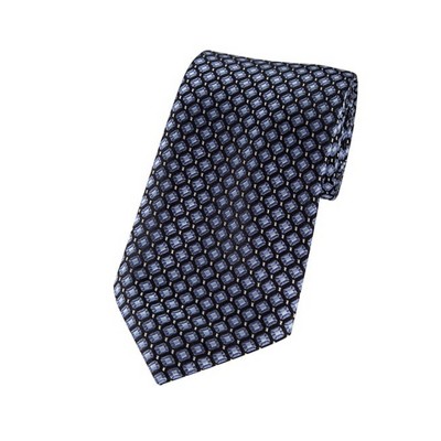 Men's Geometric 3.5 Inch Wide And 62 Inch X-Long Woven Neckties