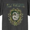 Harry Potter Slytherin Magical Moments Crest Women's Charcoal Heather Short Sleeve Crew Neck Tee - image 2 of 3