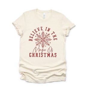 Simply Sage Market Women's Magic Of Christmas Short Sleeve Graphic Tee - 1 of 4