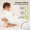 KeaBabies Toddler Pillow with Pillowcase, 13X18 Soft Organic Cotton Toddler Pillows for Sleeping, Kids Travel Pillow Age 2-5 - 4 of 4