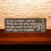 Slickblue Missing Picture on Wine Bottle Sign, 3.5x10 Solid Pine Rustic Wood Plaque, Multiple Colors - 3 of 3