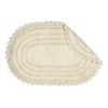 Design Imports Off White Large Oval Crochet Bath Mat - 2 of 4