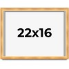 PosterPalooza | Minimalist Shadow Box Brown Picture Frame - UV Acrylic, Backing Board, Hanging Hardware - 2 of 4