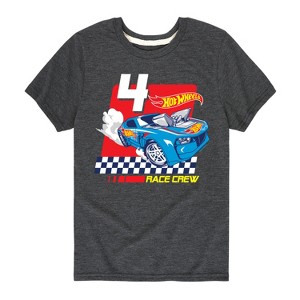 Boys' - Hot Wheels - Race Crew 4 Yrs Short Sleeve Graphic T-Shirt - 1 of 3