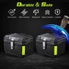 AHR 45L Universal Motorcycle Tour Tail Box Scooter Trunk Storage with Backrest Safety Lock - 3 of 4