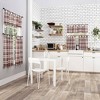 14"x52" Blair Farmhouse Plaid Semi-Sheer Tab Top Kitchen Curtain Valance - No. 918 - 4 of 4