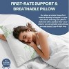 Bamboo Pillow Queen Size - Adjustable -Shredded Memory Foam +1 Extra Cover for Sleeping Ultra Soft, Cool - 3 of 4