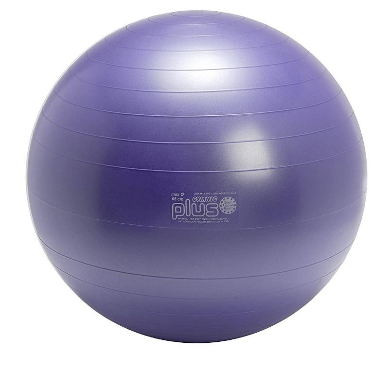 Gymnic Ball Plus 65 Fitness, Exercise and Therapy Ball - Purple, 1 of 2