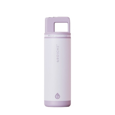 Grosche Alpine Flip 'n Sip Insulated Water Bottle, Leakproof Water
