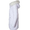 Sportoli Women Long Quilted Plush Lined Outerwear Puffer Jacket Winter Coat with Fur Hood - 2 of 4