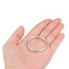 Unique Bargains Zinc Alloy Craft DIY Accessories Hardware Bag Belt O-Ring Buckles 10 Pcs - 3 of 3