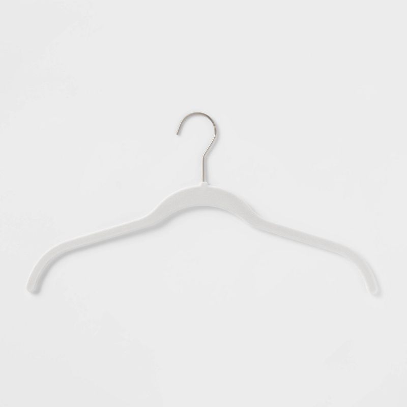 10pk Shirt Flocked Hangers - Brightroom™, 3 of 6