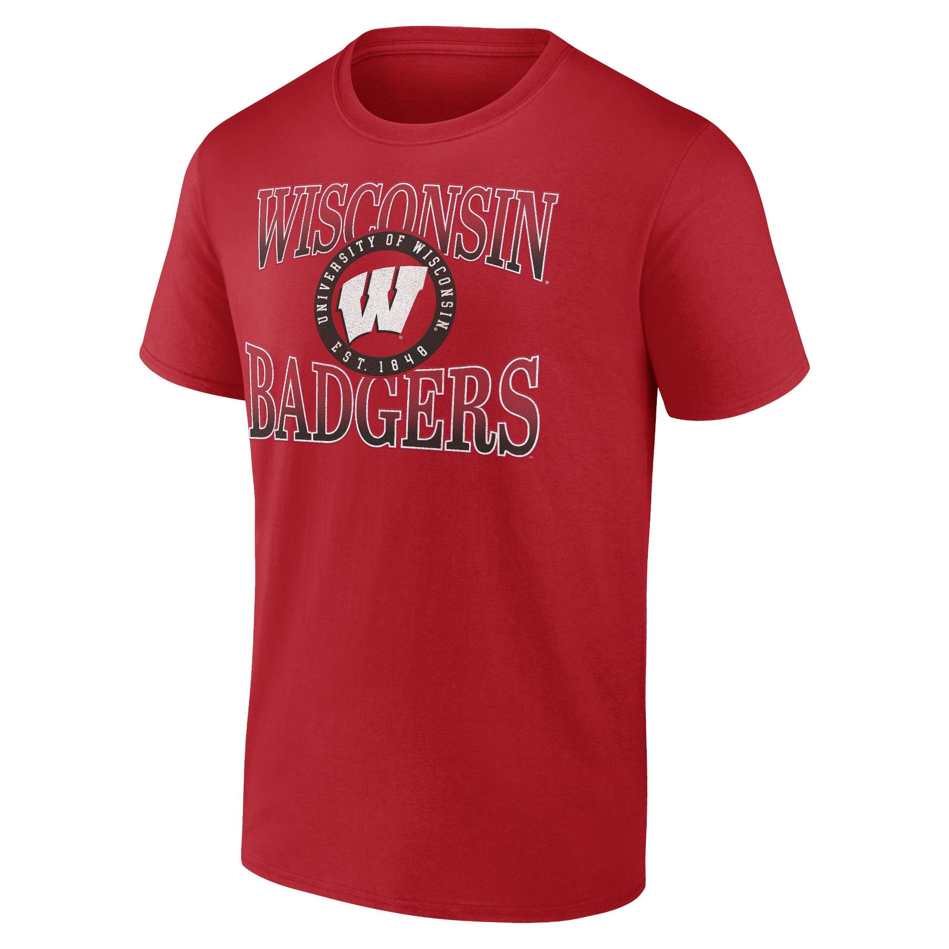 NCAA Wisconsin Badgers Men's Bi-Blend T-Shirt