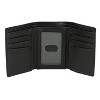 Officially Licensed "US Marine Corps" Medallion Genuine Leather Classic Handmade Wallet - Trifold Black - 3 of 4