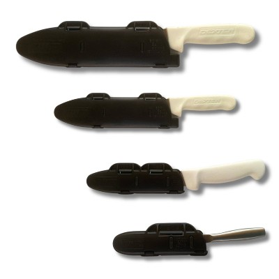 Blade Guard Clear Knife Blade Guard – Edge Protector, Made in USA, 4Pk set (4in, 6in, 8in, 10in)