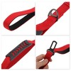 Unique Bargains Dog Car Seatbelt 45.28"-70.08" Shock Absorbing with 2 Padded Handle Metal Carabiner Clip for Medium Large Dogs - 4 of 4