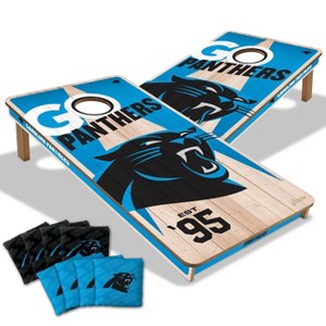 NFL Carolina Panthers 2'x4' Wood Toss Game Set - 1 of 4