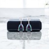 Slickblue Stunning Mystic Teardrop Earrings – 9.9 Ct Rhodium Plated, Iridescent CZ, Dazzling Jewelry for Women - 2 of 3