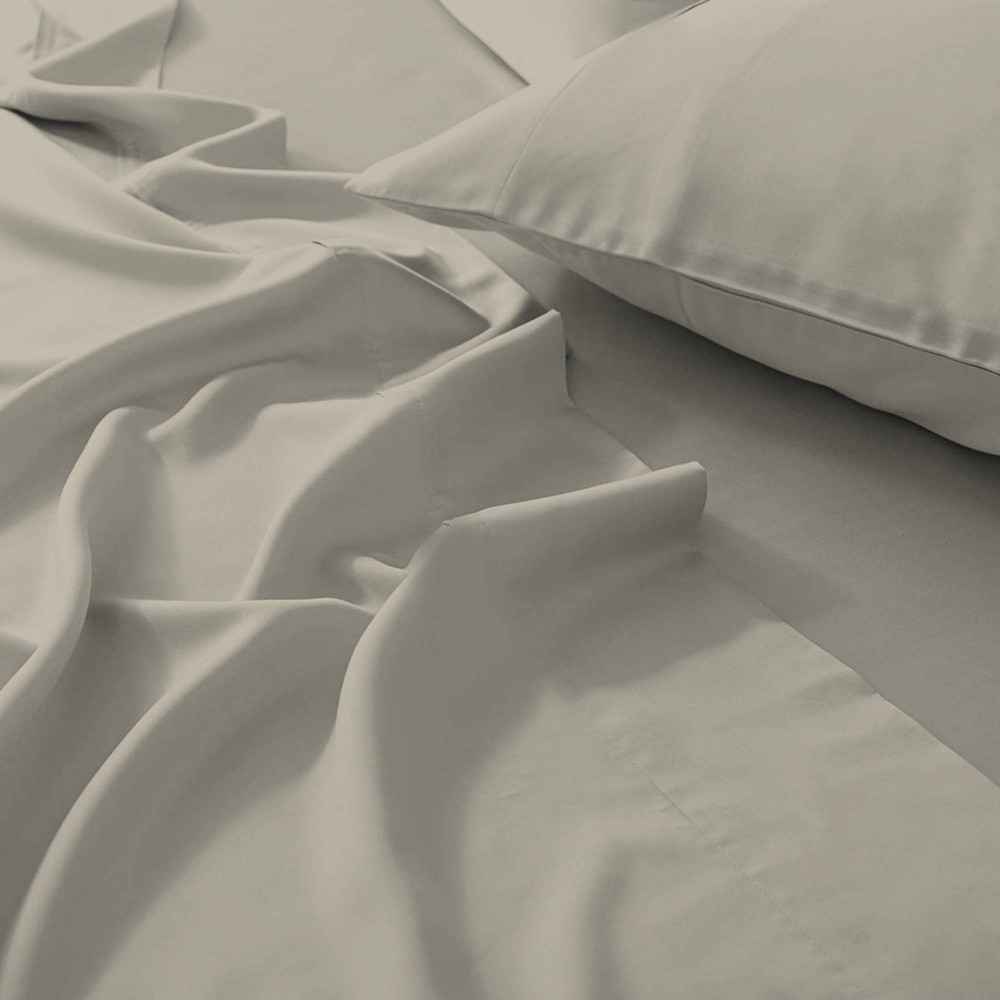 Photos - Bed Linen Purity Home Queen 400 Thread Count Ultimate Percale Cotton Solid Sheet Set