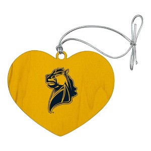 Central Oklahoma Secondary Logo Heart Love Wood Christmas Tree Holiday Ornament - 1 of 3