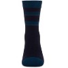 Memoi Boys Tonal Stripe Cotton Rich Crew Sock - 2 of 4