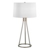 Hudson and Canal 28" Tall Table Lamp with Drum Fabric Shade - 2 of 4
