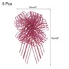 Unique Bargains Christmas Wedding Car Basket Gift Wrapping Large Organza Pull Bow 5 Pcs - 2 of 4