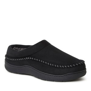 Dearfoams Men's Thompson Moccasin Toe Clog House Shoe Slipper - 1 of 4