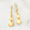 Pure Collection by Ross-Simons Italian 18kt Gold Vermeil Graduated Disc Drop Earrings - 4 of 4