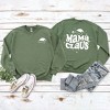 Simply Sage Market Women's Graphic Sweatshirt Mama Claus Front and Back - 2 of 4