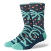 STANCE Men's Striped Seared Crew Socks 2pk - Blue/Light Aqua Blue L - 3 of 4