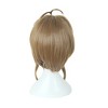 Unique Bargains Women's Wigs 13" Brown with Wig Cap Short Hair With Bangs - 4 of 4