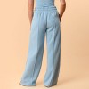 Blogilates Women's Travel Trouser High-Rise Wide Leg Sweatpants - 2 of 4