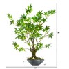 Nearly Natural 30-in Maple Bonsai Artificial Tree in Planter - 2 of 2