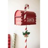 Kalalou Hand-Painted Metal Christmas Mailbox – Festive Holiday Accent - 2 of 4