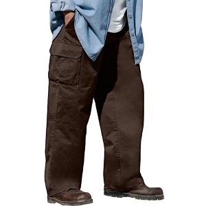 Boulder Creek by KingSize Renegade Side-Elastic Waist Cargo Pants - 1 of 4