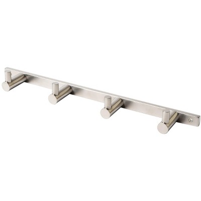 ALFI Brushed Nickel Wall Mounted 4 Prong Robe / Towel Hook