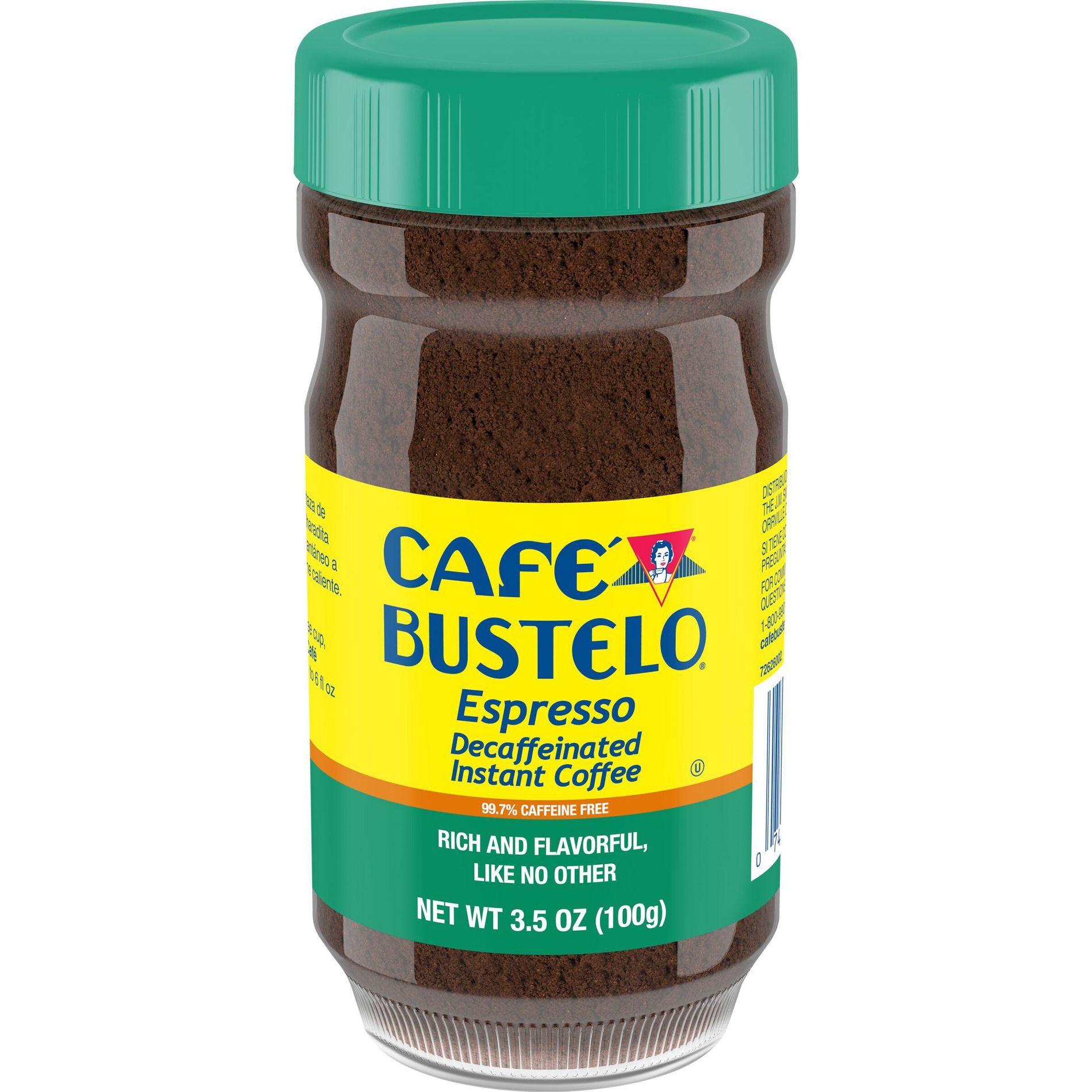 Café Bustelo Decaffeinated Espresso-Style Instant Coffee - 3.5oz
