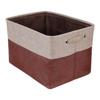 REGALWOVEN Fabric Collapsible Lightweight Open Storage Bins 15 x 11 x 9.4 Inch 3 Packs